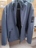 真維斯（JEANSWEST）夾克男春秋季時(shí)尚休閑開(kāi)衫連帽透氣耐磨簡(jiǎn)約男士外套 藍色 XL  曬單實(shí)拍圖