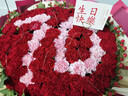 愛(ài)彤鮮花速遞同城配送祝壽用鮮花束祝賀生日送父母親老人長(cháng)輩當日達 【健康長(cháng)壽】99朵康乃馨花束70大壽 同城配送 支持預約日期 曬單實(shí)拍圖