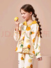 紅豆兒童純棉家居服套裝男女中大童秋冬長(cháng)袖長(cháng)褲睡衣全棉卡通印花A類(lèi) H1J3192 130 曬單實(shí)拍圖