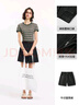 森馬（Semir）牛仔褲女遮胯顯瘦涼感直筒褲時(shí)尚2025夏新款顯腿長(cháng)短褲ins潮 牛仔黑98301 29 曬單實(shí)拍圖