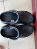 卡駱馳crocs貝殼泡芙洞洞鞋休閑鞋|210061 全黑色-0WC 37/38(230mm)  曬單實(shí)拍圖