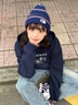 藏青色美式連帽衛衣女2025新款春秋季薄款寬松慵懶風(fēng)chic早秋外套 藏青色【春秋薄款】 M 曬單實(shí)拍圖