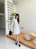 Rewi奢侈高檔品牌連衣裙女2025秋季新款高級感氣質(zhì)洋氣時(shí)尚顯瘦裙子 米色 【高端禮盒】 M 【建議105斤以下】 曬單實(shí)拍圖