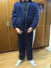 京東京造【10A抗菌】抗靜電珊瑚絨睡衣男士睡衣保暖家居服情侶套裝藏青XL 曬單實拍圖