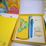 PIMIO畢加索鋼筆小學(xué)生3-6年級可換墨囊入門練字筆正姿鋼筆文具禮盒套裝生日禮物卡通小怪獸系列 601 嘟比藍(lán)綠（筆袋禮盒） 曬單實(shí)拍圖