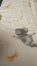 十月結晶嬰兒包單春秋四季初生新生嬰兒包被純棉抱被產(chǎn)房用品 松林漫步【四季雙層】柔軟包邊 85*85cm 曬單實(shí)拍圖