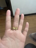 中國黃金（CHINA GOLD）蝴蝶結黃金戒指女士足金在逃公主指環(huán)新年節生日禮物送女朋友老婆 蝴蝶結戒指  約1g 圈號10 曬單實(shí)拍圖