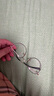 依視路（ESSILOR） 鉆晶系列高清耐磨防藍光近視超薄鏡片專(zhuān)業(yè)配度數眼鏡架男女鏡框 TR90-全框-1069BR-茶色 鏡框+依視路膜御防藍光1.60現片 曬單實(shí)拍圖