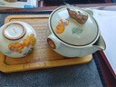兮元記柿子貓咪茶具套裝中秋節禮品送客戶(hù)女士朋友生日離職喬遷結婚禮物 柿子貓葫蘆汝窯手抓1壺2杯-禮盒 實(shí)用送同事退休開(kāi)業(yè)禮物 曬單實(shí)拍圖