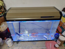 松寶中大魚(yú)缸客廳家用落地懶人生態(tài)免換水帶柜子一體自循環(huán)金魚(yú)水族箱 80CM魚(yú)缸(含顯示屏) 曬單實(shí)拍圖