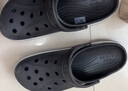 卡駱馳（CROCS）洞洞鞋貝雅卡駱班輕便耐磨一腳蹬休閑鞋|205089 深藍/辣椒紅-4CC 46 /47(300mm) 曬單實(shí)拍圖