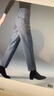 凌丹娜羊毛加厚毛呢褲子女秋冬蘿卜褲灰色女褲西褲新款休閑褲冬季哈倫褲 灰色 31 曬單實(shí)拍圖