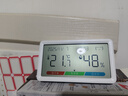 得力(deli)室內溫濕度表 LCD電子溫濕度計 嬰兒房室內溫濕度表辦公用品老人兒童禮品白色LE505PRO 曬單實(shí)拍圖