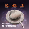 韶音（SHOKZ）OpenDots ONE動(dòng)鈦圈開(kāi)放式藍牙耳機耳夾式耳機藍牙跑步運動(dòng)無(wú)線(xiàn)E310 星際白 曬單實(shí)拍圖