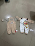 迪迪熊日記（DIDIXIONGRIJI）2件裝嬰兒衣服春季長(cháng)袖連體衣純棉新生兒0-3個(gè)月寶寶哈衣春秋裝四 長(cháng)袖(小咖龍+咖色條紋蛇） 80cm 適合體重19-23斤內 曬單實(shí)拍圖
