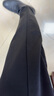 羅蒙（ROMON）休閑褲男士夏季冰絲薄款商務(wù)直筒褲免燙西裝褲子男LM73 黑色 34 曬單實(shí)拍圖