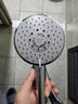 科勒（KOHLER）增壓手持K-72415/K-72421/K-15344多功能淋浴花灑噴頭頂蓬頭 隨心雨手持+K-12067不銹鋼管子 曬單實(shí)拍圖
