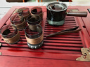 哈駱頓（HALODN）玻璃茶具套裝家用功夫茶具辦公室隔熱喝茶防燙耐熱泡茶壺高檔送禮 煙灰直覺(jué)壺7件套 【側鈕直覺(jué)壺+6個(gè)木環(huán)品杯】 曬單實(shí)拍圖