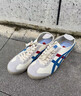 莆田純原鬼經(jīng)典?；ige皮面軟底復古休閑鞋透氣男女情侶鞋德訓鞋 虎鞋-白藍紅[純原復刻] 38 曬單實(shí)拍圖