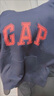 GAP男女裝2025秋季新款字母logo抓絨圓領(lǐng)衛衣合身簡(jiǎn)約上衣 海軍藍 S 美碼 M亞洲碼175/92A 曬單實(shí)拍圖