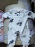 歐孕（OUYUN）半邊絨嬰兒秋冬衣服寶寶連體衣保暖外出服加絨哈衣爬爬服秋裝 熊貓林【蓬松保暖―半邊絨】 73cm 【建議身高66-73cm】 曬單實(shí)拍圖