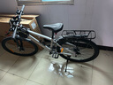鳳凰官方旗艦店山地自行車(chē)男女士變速單車(chē)青少年學(xué)生越野公路賽車(chē)途瑞 鋼架【輻條】青白色 26寸【適合160-185cm】 24速 曬單實(shí)拍圖