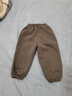 嘟嘟家男童褲子加絨冬裝兒童長(cháng)褲加厚冬款寶寶休閑褲女童運動(dòng)褲保暖洋氣 炭灰色 110 曬單實(shí)拍圖