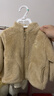 優(yōu)衣庫【驚喜價(jià)】嬰幼兒寶寶長(cháng)絨搖粒絨拉鏈茄克長(cháng)袖外套478434 31 米色 80 曬單實(shí)拍圖