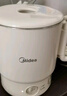 美的（Midea）電熱水壺米色燒水壺便攜式燒水杯差旅價(jià)保11.11 0.6L智能斷電304不銹鋼迷你便攜小容量SH06X6-103 曬單實(shí)拍圖