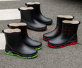 回力雨鞋男短筒防滑防水鞋戶(hù)外洗車(chē)外賣(mài)騎手釣魚(yú)耐磨雨靴套鞋5388綠42 曬單實(shí)拍圖