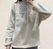 優(yōu)衣庫男裝/男女同款搖粒絨半拉鏈寬松套頭衫長(cháng)袖保暖471233 30 淺米色 S /165/84A 曬單實(shí)拍圖