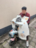 百幻電動(dòng)車(chē)擋風(fēng)被親子 秋冬季加絨加厚防風(fēng)防寒保暖魔術(shù)貼款可帶孩子電瓶車(chē)擋風(fēng)被摩托車(chē)護膝兩用擋風(fēng) 米黃摩托熊【特厚款】親子兩用丨可放座椅 曬單實(shí)拍圖
