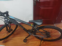 喜德盛山地自行車(chē)旭日350 鋁合金車(chē)架24速禧瑪諾變速器27.5 深灰/星空藍 24速 S碼（15.5寸）(推薦身高155-170) 曬單實(shí)拍圖