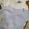 貝瑞加（Babyprints）寶寶連體衣2件裝嬰兒長(cháng)袖純棉家居服護肚連身衣柔軟爬服 藍66 曬單實(shí)拍圖