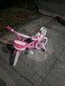永久兒童自行車(chē)高碳鋼車(chē)架帶輔助輪2-6-10歲女童單車(chē)女孩公主款腳踏車(chē) 【白胎】公主粉+娃娃兜帶小熊 16寸【適合身高105-125cm】 曬單實(shí)拍圖