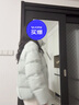 坦博爾韓版泡芙羽絨服女短款可脫卸帽冬天寬松厚外套TBF530368D 冰霜藍 S 160/84A 曬單實(shí)拍圖