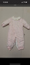 戴維貝拉新生兒夾棉加厚爬服秋裝女寶寶連體衣嬰兒衣服 曬單實(shí)拍圖