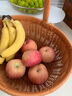 金日滿(mǎn)手提花籃水果花籃筐月子雞蛋花籃看產(chǎn)婦大號仿藤編手提籃子野餐籃 【大號手提花籃】 曬單實(shí)拍圖