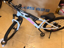 喜德盛兒童自行車(chē)小王子變速車(chē)7速青少年學(xué)生通勤運動(dòng)騎行單車(chē) 白粉色  曬單實(shí)拍圖