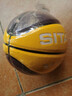 SITAKE超重籃球訓練用球加重1kg1公斤1.5黑色室內外7號耐磨教練藍球運球 5號湖人紫黃加重籃球 曬單實(shí)拍圖