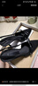 CHARLES&KEITH緞面蝴蝶結尖頭高跟涼鞋女生日禮物CK1-60361556 BLACK TEXTURED黑色紋理 36 曬單實(shí)拍圖