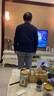 拇指白小T【可機洗拒水鵝絨T】秋冬男女羽絨保暖T恤上衣打底衫 男藏青 M 曬單實(shí)拍圖