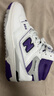 NEW BALANCE穩(wěn)定緩震小白鞋高幫休閑籃球板鞋 BB650RCF-D 白紫   42 曬單實拍圖