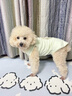 安肯狗狗漢服新款寵物國風(fēng)狗狗貓咪秋冬裝泰迪比熊博美小型犬寵物衣服 薄荷綠 S-胸圍34背長(cháng)24（建議3-5斤） 曬單實(shí)拍圖