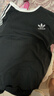 阿迪達斯 （adidas）三葉草男女款 3-STRIPES TEE 短袖 KB2459 黑色 M 曬單實(shí)拍圖