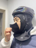 JEEP SPIRIT吉普套頭帽冬季保暖面罩男士騎行頭套防風(fēng)防寒圍脖帽子二合一面罩 黑色【加絨加厚】 均碼 曬單實(shí)拍圖