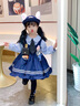 G.DUCKKIDS洛麗塔公主裙女童連衣裙夏季朱迪兒童裙子兔子警官生日蓬蓬裙春秋 朱迪裙子+裙撐 100 尺碼2~3歲【 90-100cm】 曬單實(shí)拍圖