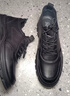強人3515女鞋頭層牛皮黑色通勤運動(dòng)皮鞋休閑鞋上班工作鞋 黑色 38 曬單實(shí)拍圖