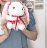 伊美娃娃Lolita兔子玩偶包包洛麗塔背包斜挎包毛絨玩具送女生女孩生日禮物 曬單實(shí)拍圖