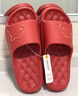 潔麗雅【買(mǎi)一送一】結婚拖鞋女婚慶新郎新娘陪嫁紅色一對晨袍情侶涼拖鞋 新娘+新郎【不送鞋盒】 38-39 女+42-43男 曬單實(shí)拍圖